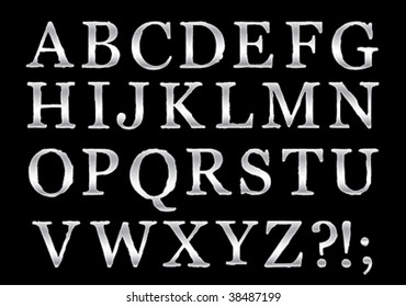 Metal font