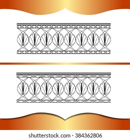 Metal forging.
An element of interior or exterior design.
