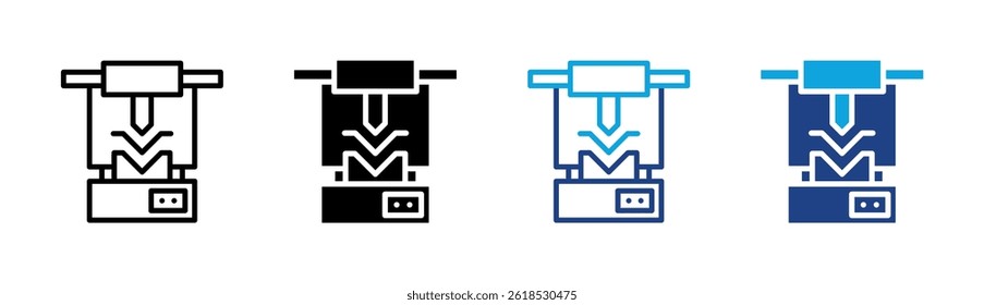Metal Forming Icon Element For Design