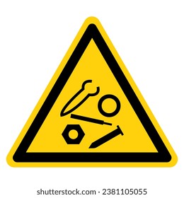 Metal Free Zone Symbol Sign ,Vector Illustration, Isolate On White Background Label .EPS10