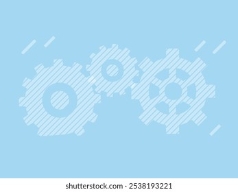 Engranajes metálicos y engranajes de Vector. Logo de las ruedas del mecanismo. Plantilla de concepto de rueda dentada. Industria empresarial de automatización. Simbolismo de la máquina de cooperación de trabajo en equipo. Equipamiento técnico de ingeniería y tecnología