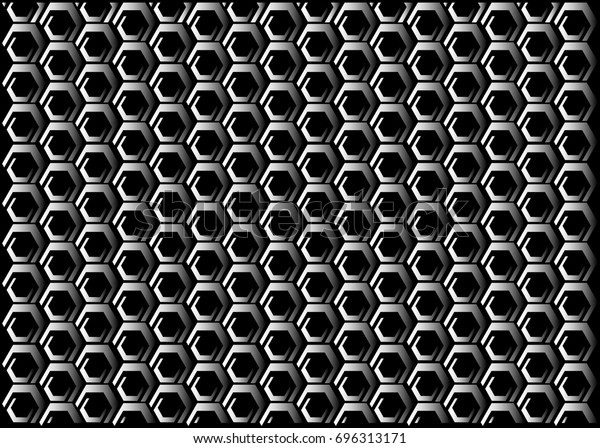 Metal Geometric Texture Background Illustration Alloy Stock Vector Royalty Free