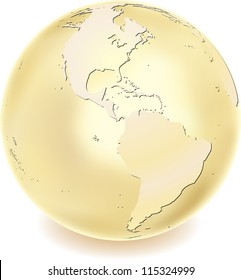 Metal globe