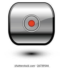 metal glossy icon