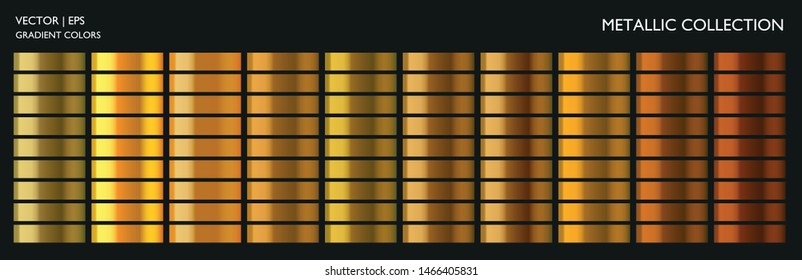 Metal gold  Metallic gradient  Golden color  Steel  iron  aluminium  tin  Yellow gold collection  Bronze colorful palette   texture set  Holographic background 