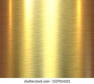 Metal gold texture background, golden brushed metallic texture plate.