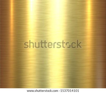 Metal gold texture background, golden brushed metallic texture plate.