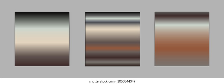 Metal gradient background for deign concepts, wallpapers, web, presentations and prints. Vector illustration.