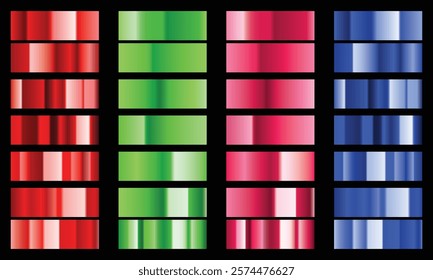 Metal Gradient Collection of Every Color Swatches 