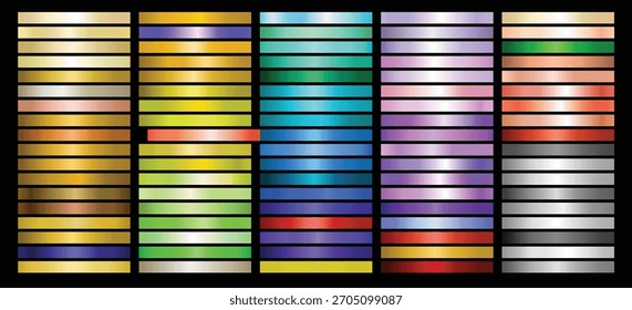 Metal Gradient Collection of Every Color Swatches
