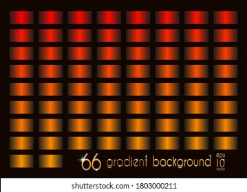 Metal Gradient Collection, template Vector swatch set. Metallic illustration gradation for backgrounds, banner interface