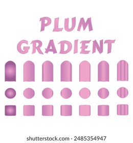 Metal Gradient. Gradient Set. Vector. Metallic Gold Color Collection. Pearl Effect. Gold, Silver, Bronze Palette. Steel, Iron, Aluminium, Tin. Holographic Background. 