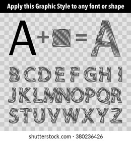 Metal Graphic Style for Text and Shapes. Apply using Graphic Styles Panel.