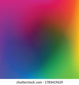 Metal Grate Background Rainbow Colors Colorful Stock Vector (Royalty ...