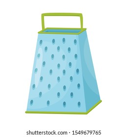 Metal grater. Vector illustration on a white background.