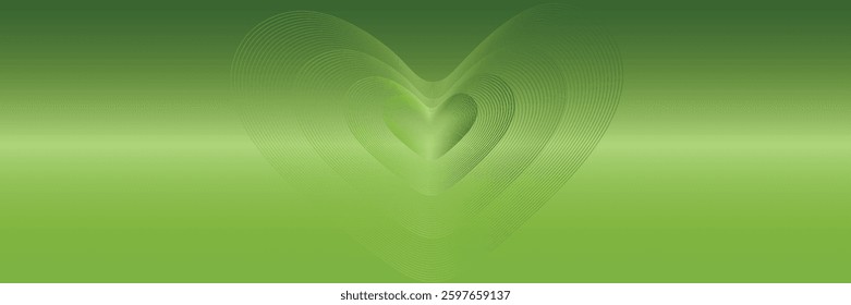 metal green texture background. green heart for your wife