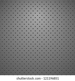 Metal grid background. Vector Illustration