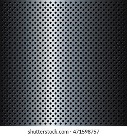 Metal Grid background, vector illustration.
