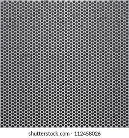 Metal Grid Grunge Industrial Background