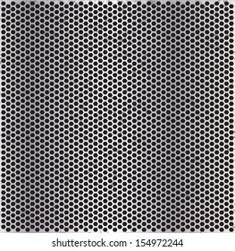 metal grid grunge industrial background 