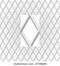 Metal Grid. Illustration on white background for design