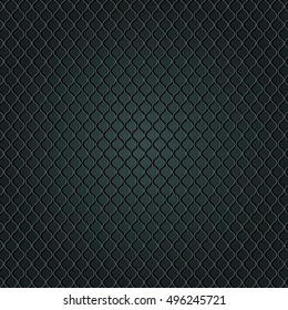 Metal grid. Metallic mesh texture background with reflections.