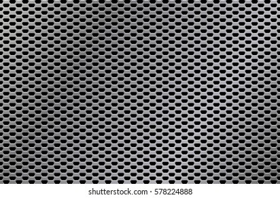 Metal grid pattern background, vector