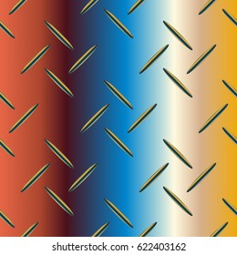 Metal grid pattern for design colorfull backdrop.