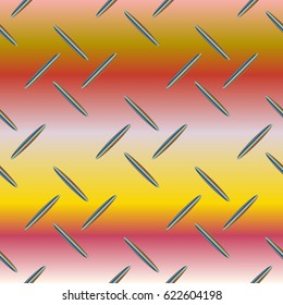 Metal grid pattern for design colorfull backdrop.