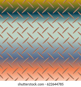 Metal grid pattern for design colorfull backdrop.