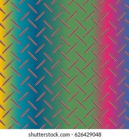 Metal grid pattern for design colorfull backdrop.