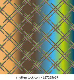 Metal grid pattern for design colorfull backdrop.