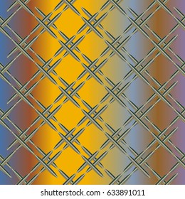 Metal grid pattern for design colorfull backdrop.