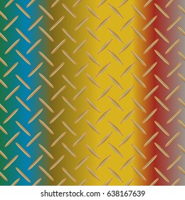 Metal grid pattern for design colorfull backdrop.
