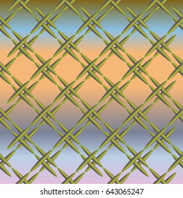Metal grid pattern for design colorfull backdrop.