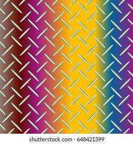 Metal grid pattern for design colorfull backdrop.