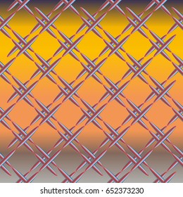 Metal grid pattern for design colorfull backdrop.