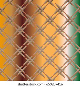 Metal grid pattern for design colorfull backdrop.