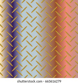 Metal grid pattern for design colorfull backdrop.