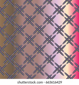 Metal grid pattern for design colorfull backdrop.