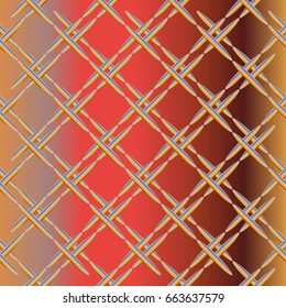 Metal grid pattern for design colorfull backdrop.
