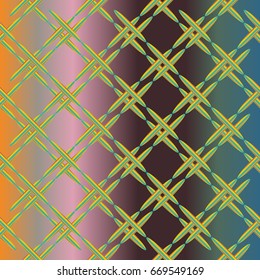 Metal grid pattern for design colorfull backdrop.