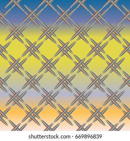 Metal grid pattern for design colorfull backdrop.