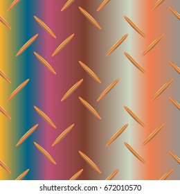 Metal grid pattern for design colorfull backdrop.
