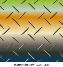 Metal grid pattern for design colorfull backdrop.
