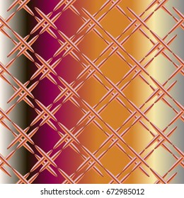 Metal grid pattern for design colorfull backdrop.