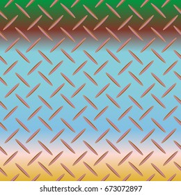 Metal grid pattern for design colorfull backdrop.