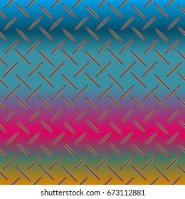 Metal grid pattern for design colorfull backdrop.