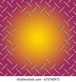 Metal grid pattern for design colorfull backdrop.