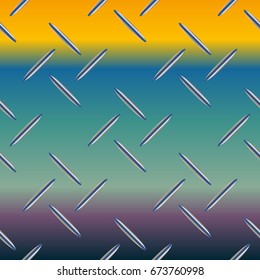 Metal grid pattern for design colorfull backdrop.